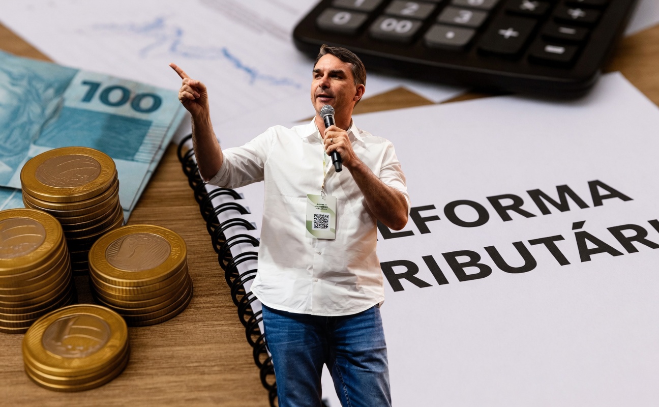 Flávio Bolsonaro planeja rever exceções da reforma tributária e cortar alíquota do IVA