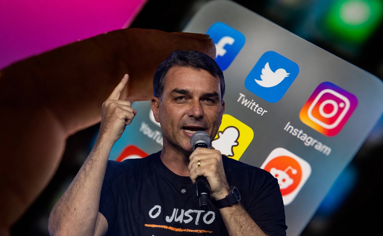 Flávio Bolsonaro registra 8,8 milhões de interações nas redes sociais