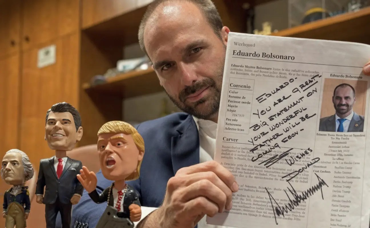 Gil Diniz destaca lealdade de Eduardo Bolsonaro a Trump nos momentos difíceis