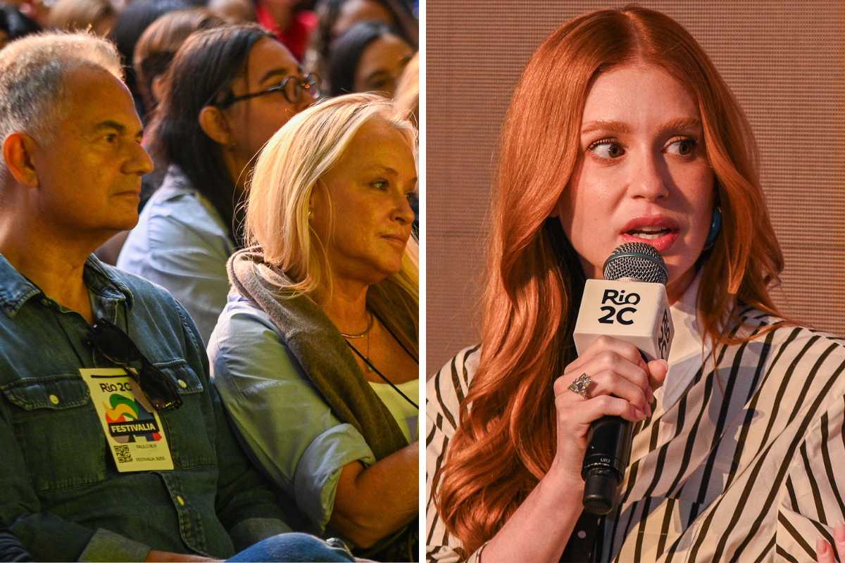 Marina Ruy Barbosa participa do Rio2C e pais a apoiam na plateia