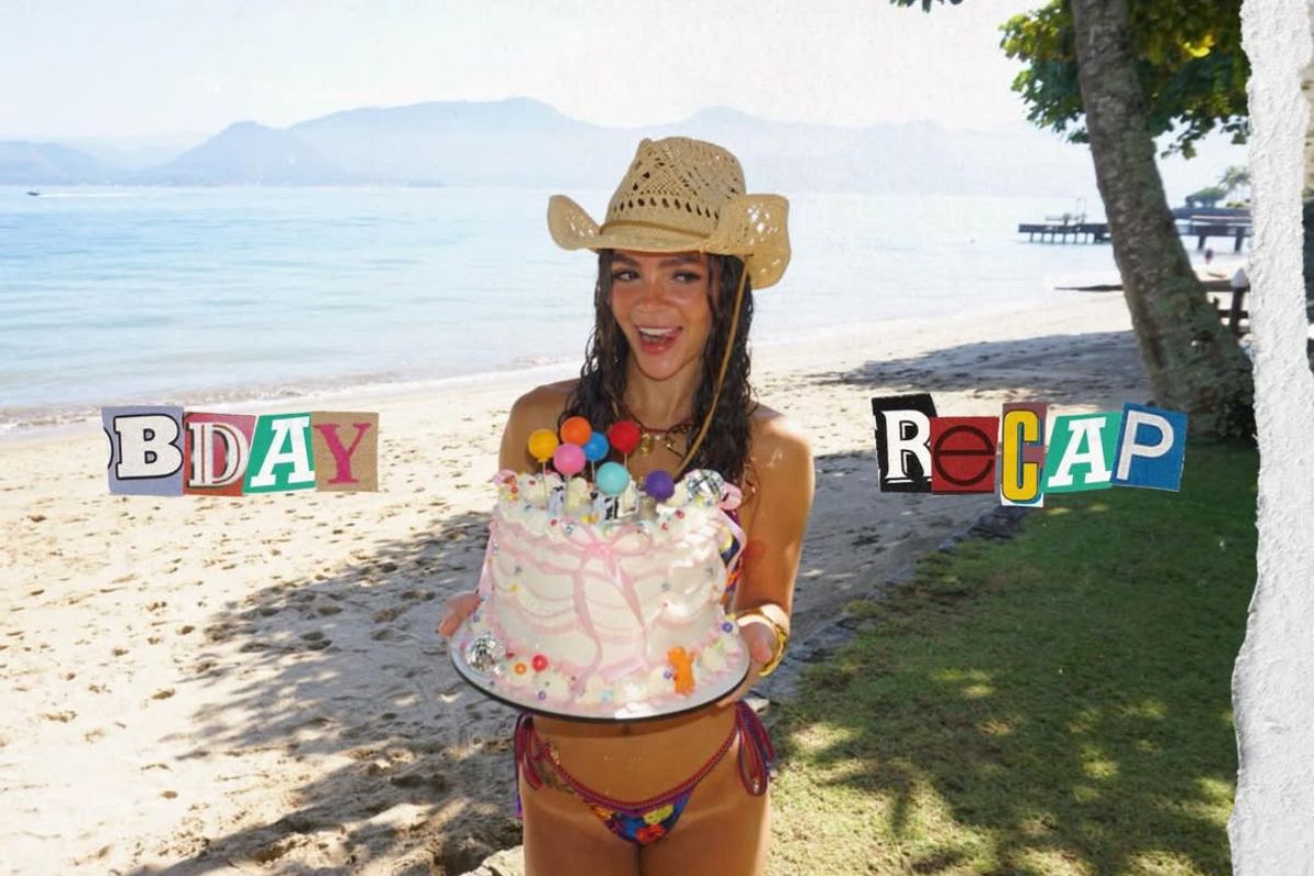 Mel Maia mostra registros de sua festa de aniversário na praia