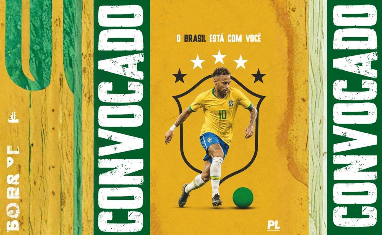 Neymar é convocado e vai disputar Copa do Mundo com a Seleção Brasileira