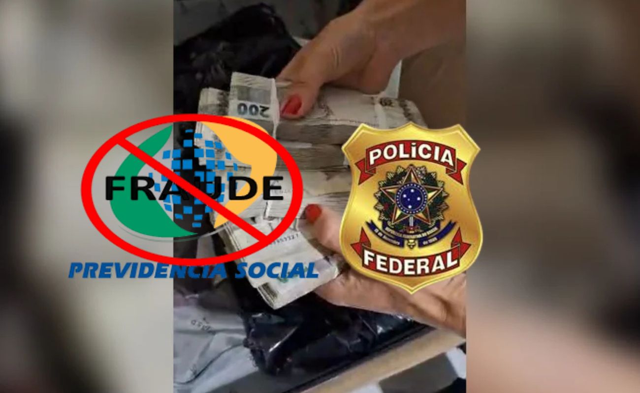 PF encontra R$ 287 mil em pilhas de dinheiro durante operação contra fraudes no INSS