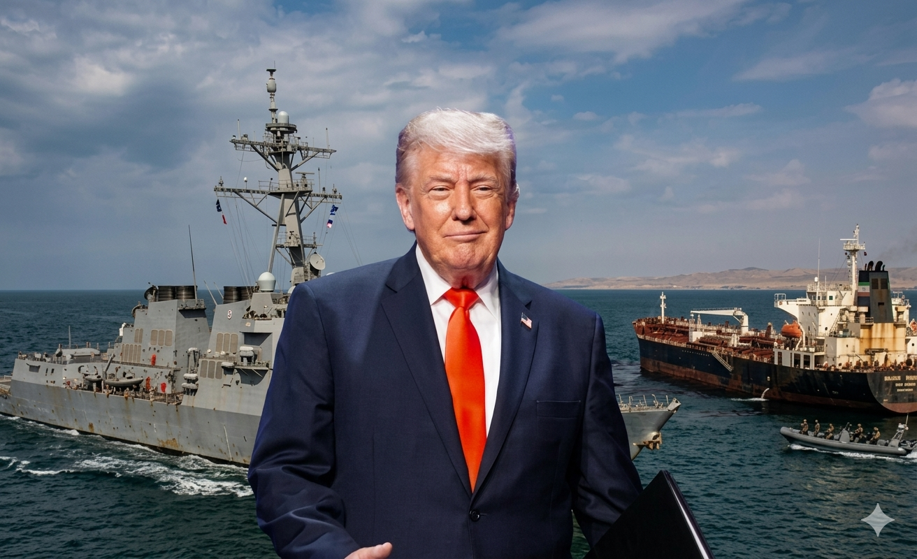 Trump compara ação dos EUA a pirataria e diz que apreensões de navios iranianos são muito lucrativas