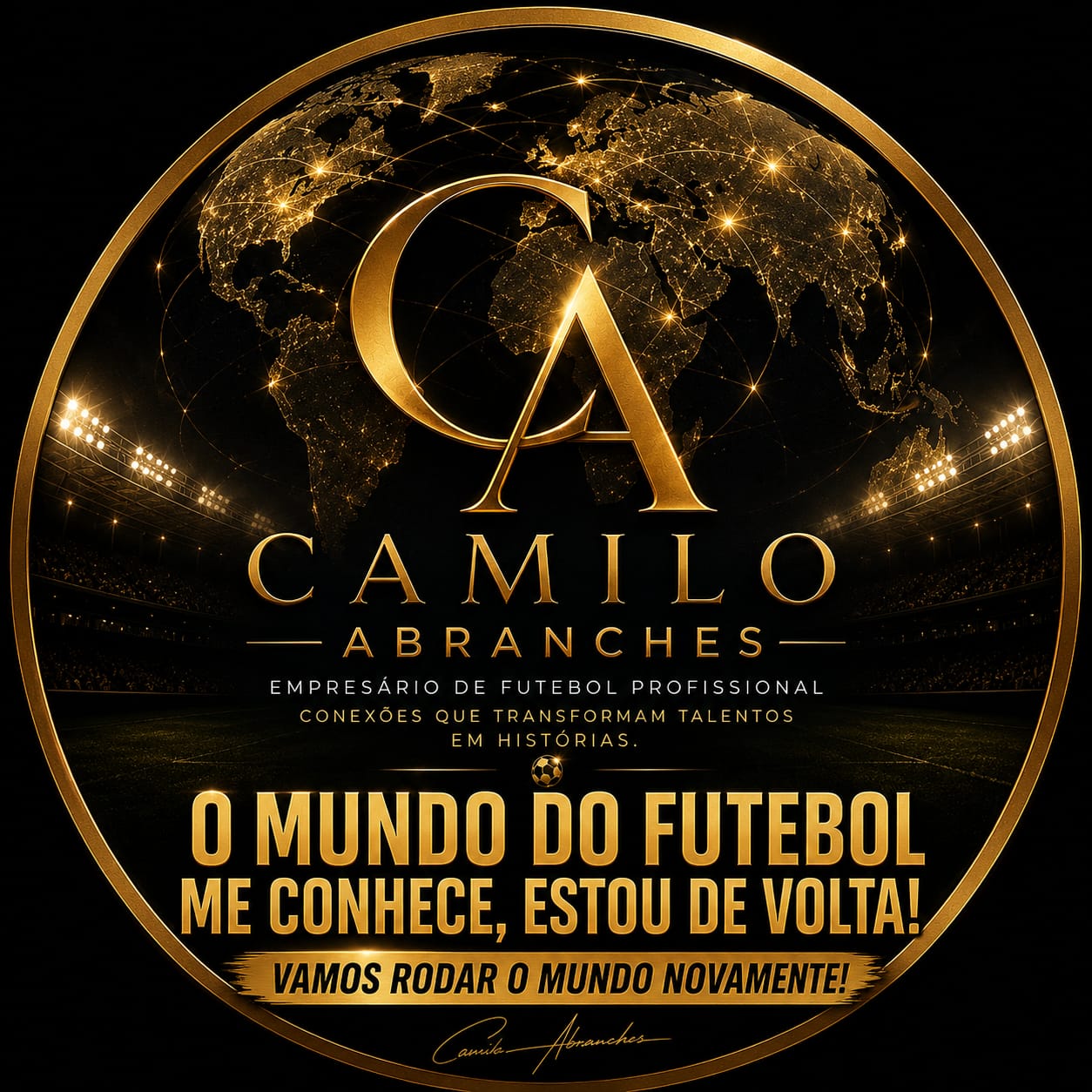 CAMILO ABRANCHES RETORNA AO FUTEBOL APÓS MAIS DE 20 ANOS DE HISTÓRIA INTERNACIONAL NO MERCADO ESPORTIVO