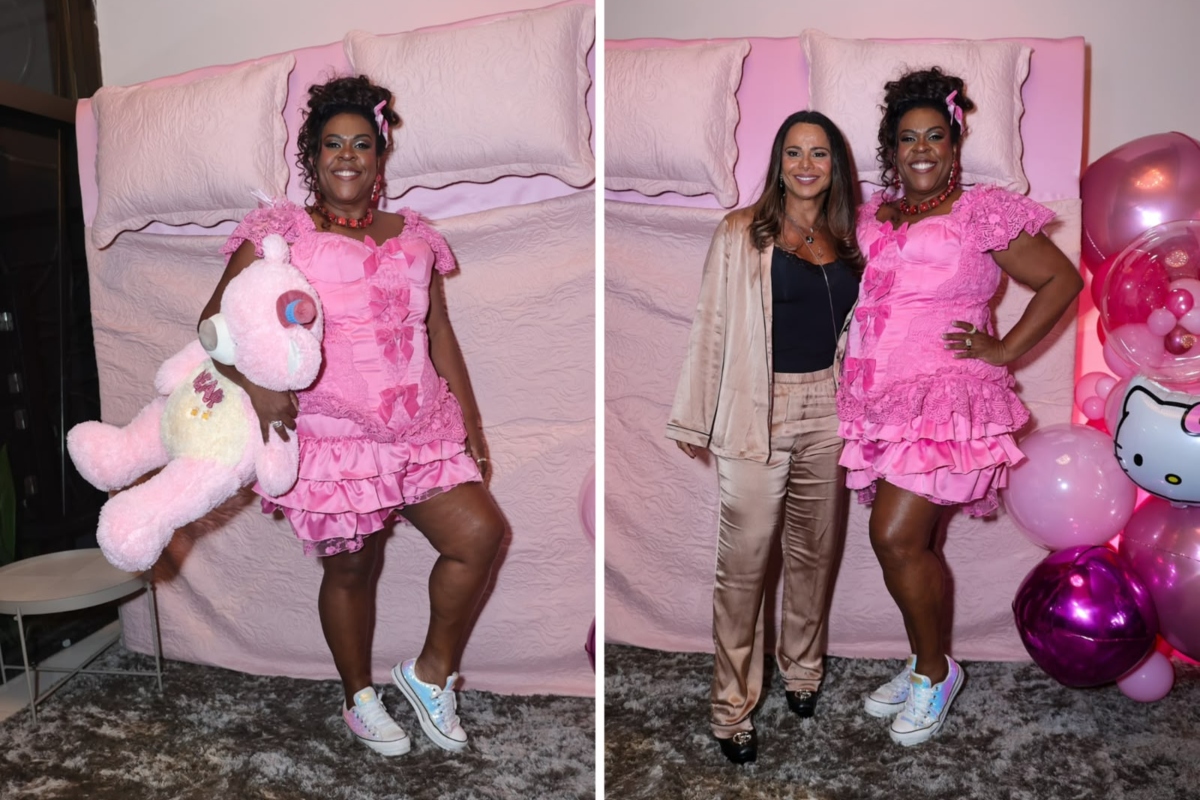 Cacau Protásio faz 51 anos e recebe famosos em festa do pijama