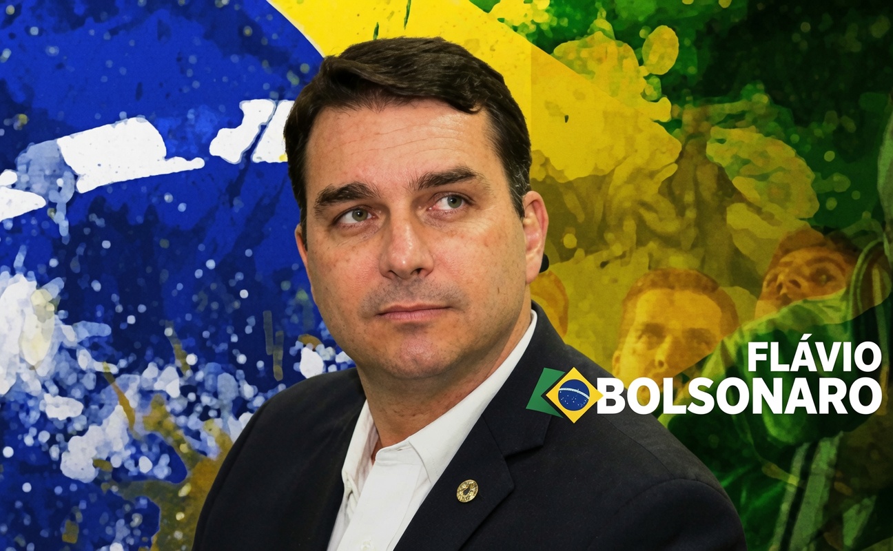 ELE SEGUE À FRENTE: Flávio Bolsonaro lidera pesquisa com 44,7% contra Lula