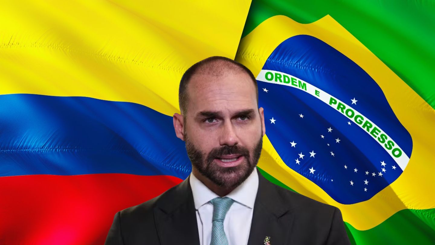 Eduardo Bolsonaro compara eleição da Colômbia com a do Brasil