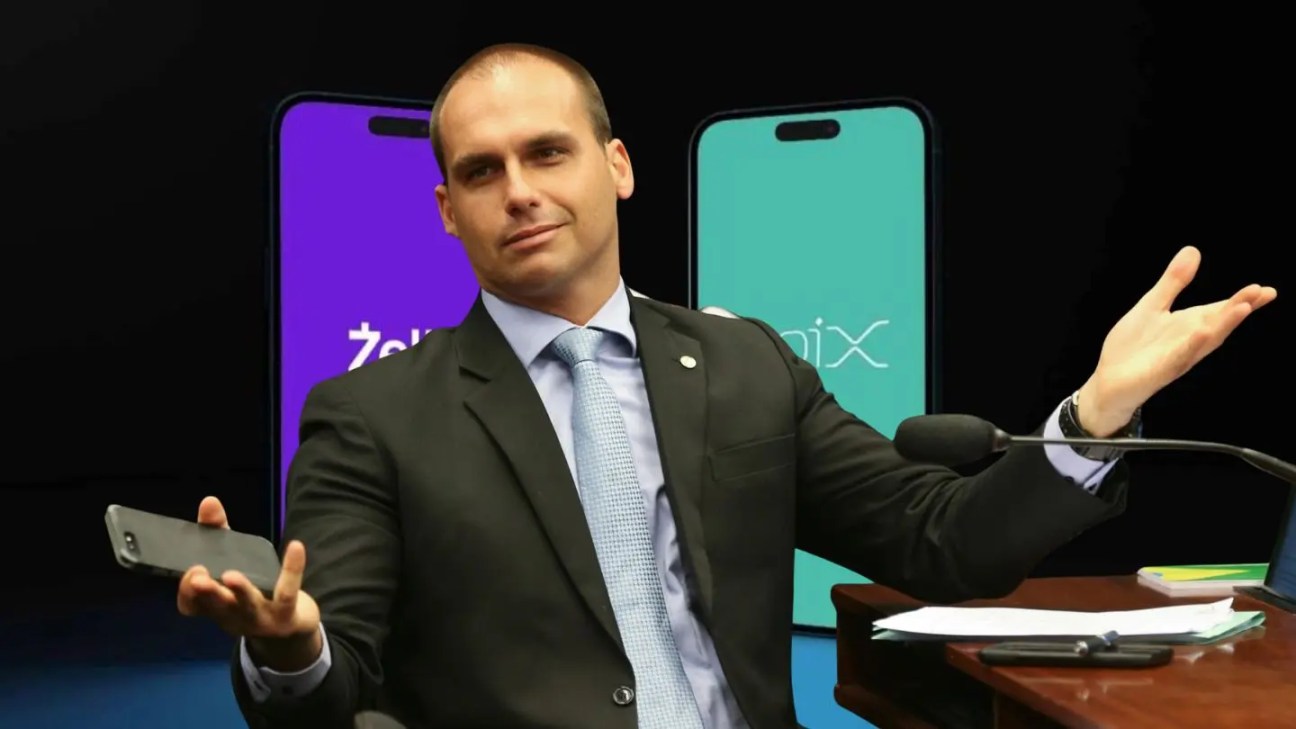 Eduardo Bolsonaro usa ironia e vídeo para rebater acusações de querer trocar Pix por Zelle