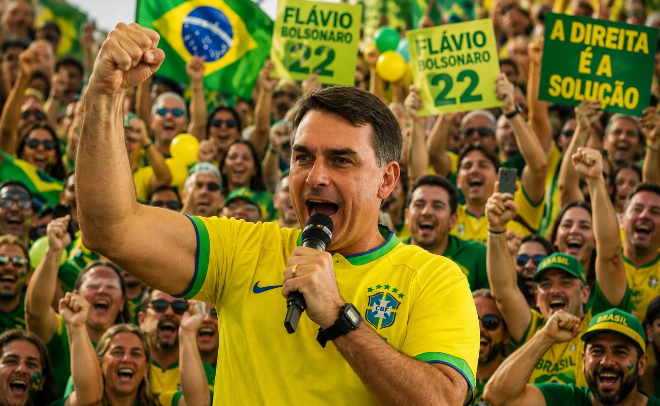 Eleitor dispara: Brasil Campeão e Flávio eleito e deixa mídia esquerdista sem saída