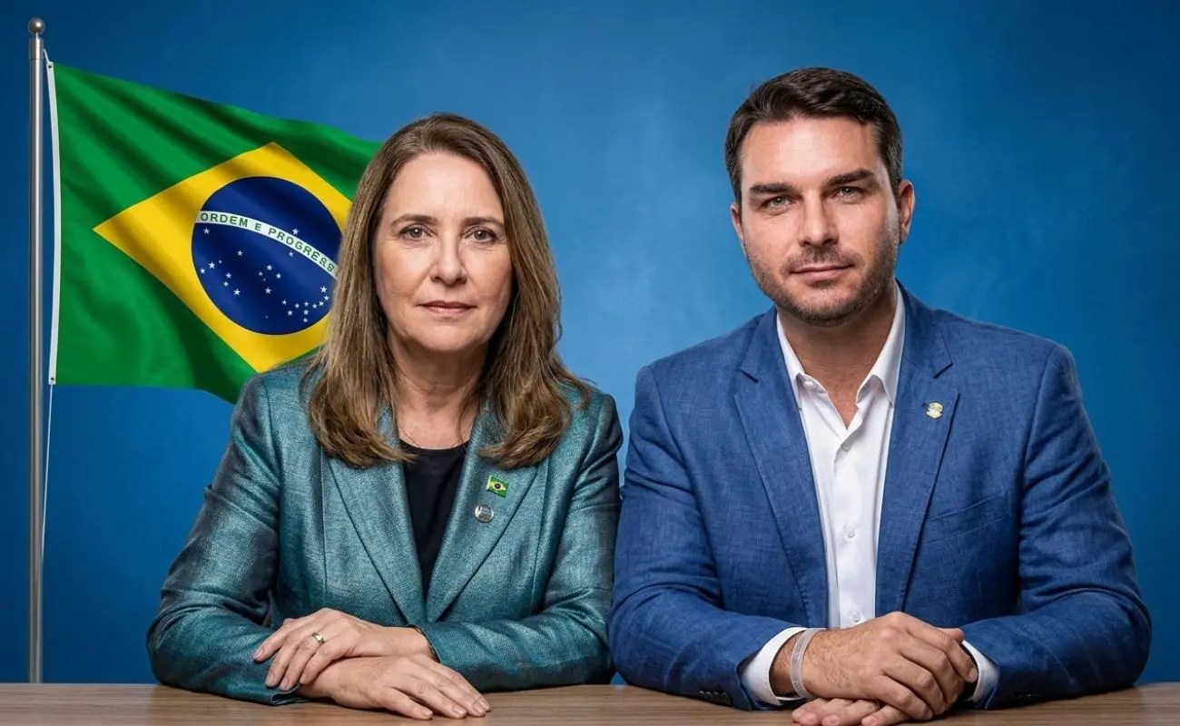 Flávio Bolsonaro avalia Bia Kicis como vice e abre consulta sobre chapa para 2026