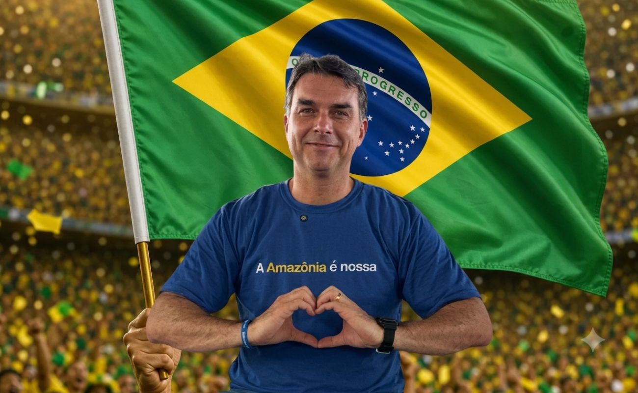 Flávio Bolsonaro é recebido com casa cheia em Belém/Pa