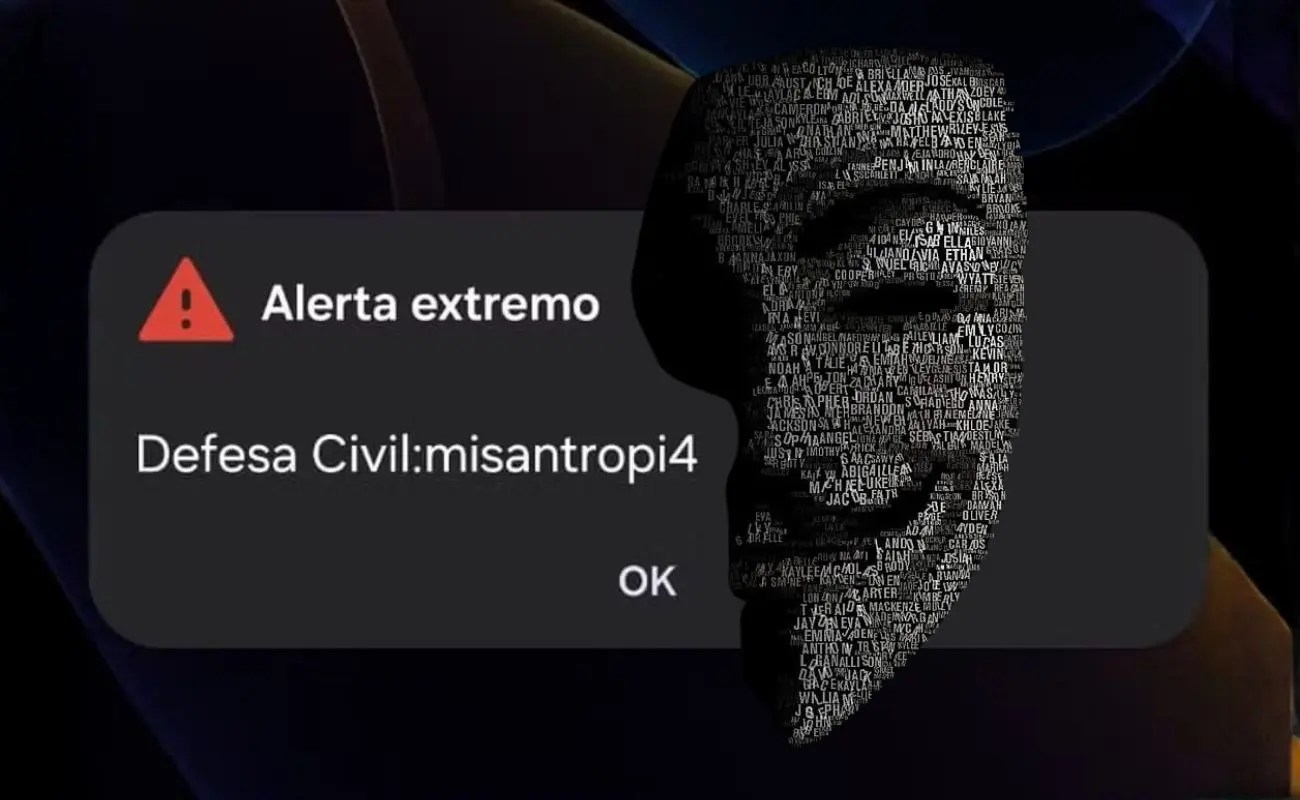 Hacker reivindica invasão ao sistema da Defesa Civil e publica vídeo explicando disparo de alertas falsos