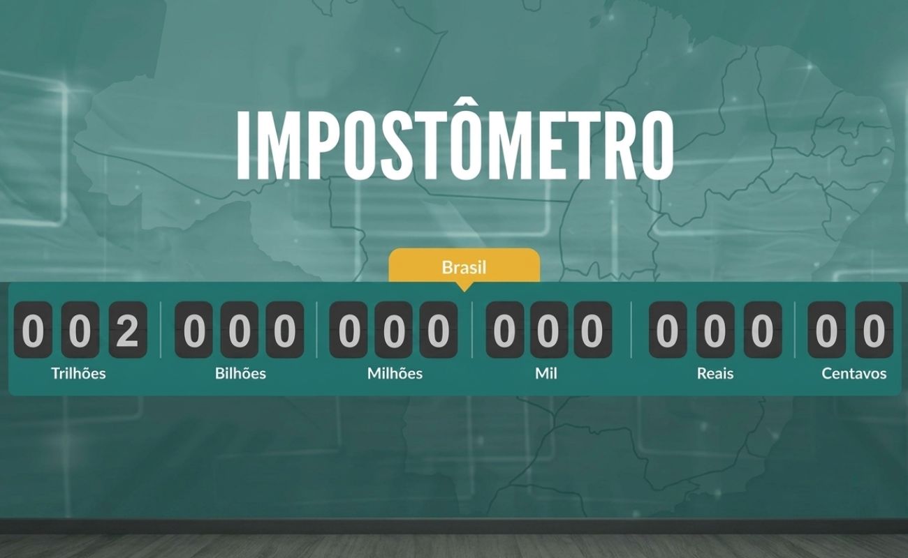 IMPOSTÔMETRO: Arrecadação tributária no Brasil vai atingir R$ 2 trilhões antes do fim de junho