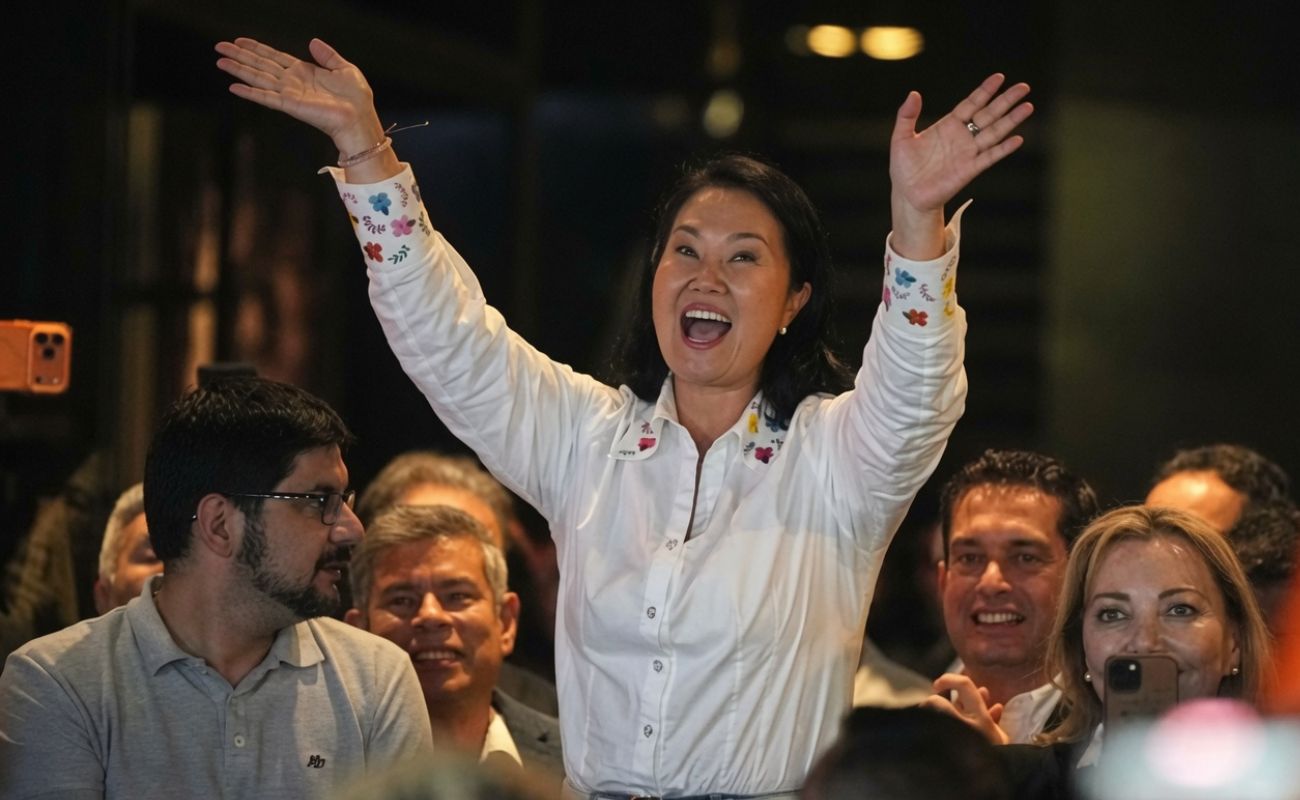Keiko Fujimori celebra vitória da Direita nas eleições presidenciais do Peru