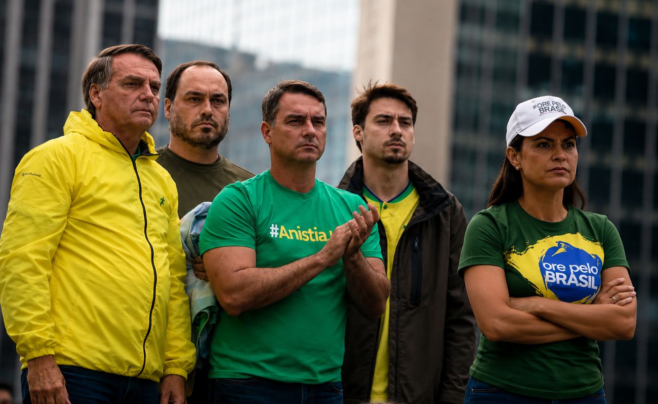 Michelle deixa de seguir enteados Eduardo, Carlos e Jair Renan nas redes sociais