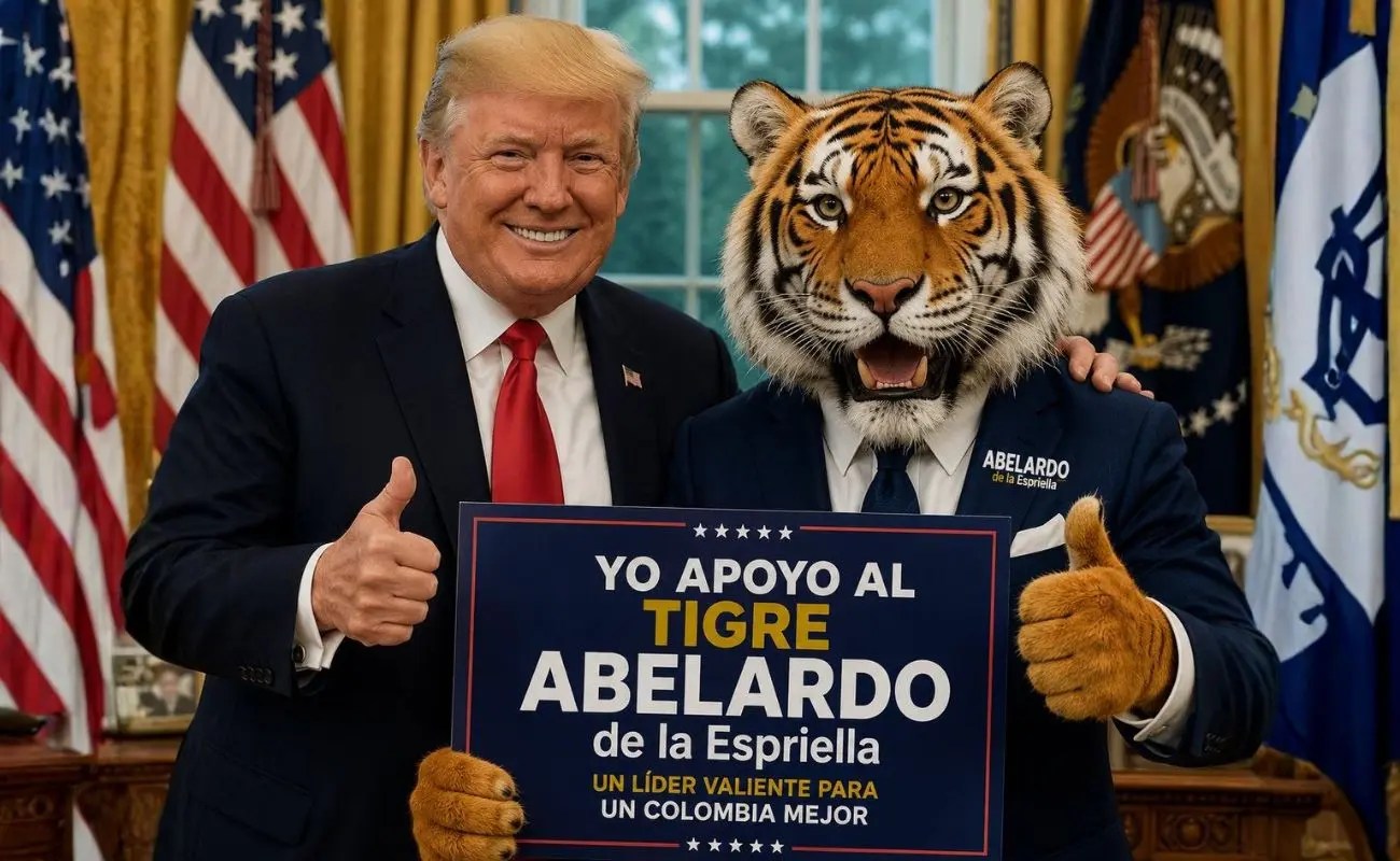 Trump declara apoio total a “El Tigre” Abelardo de la Espriella na eleição da Colômbia