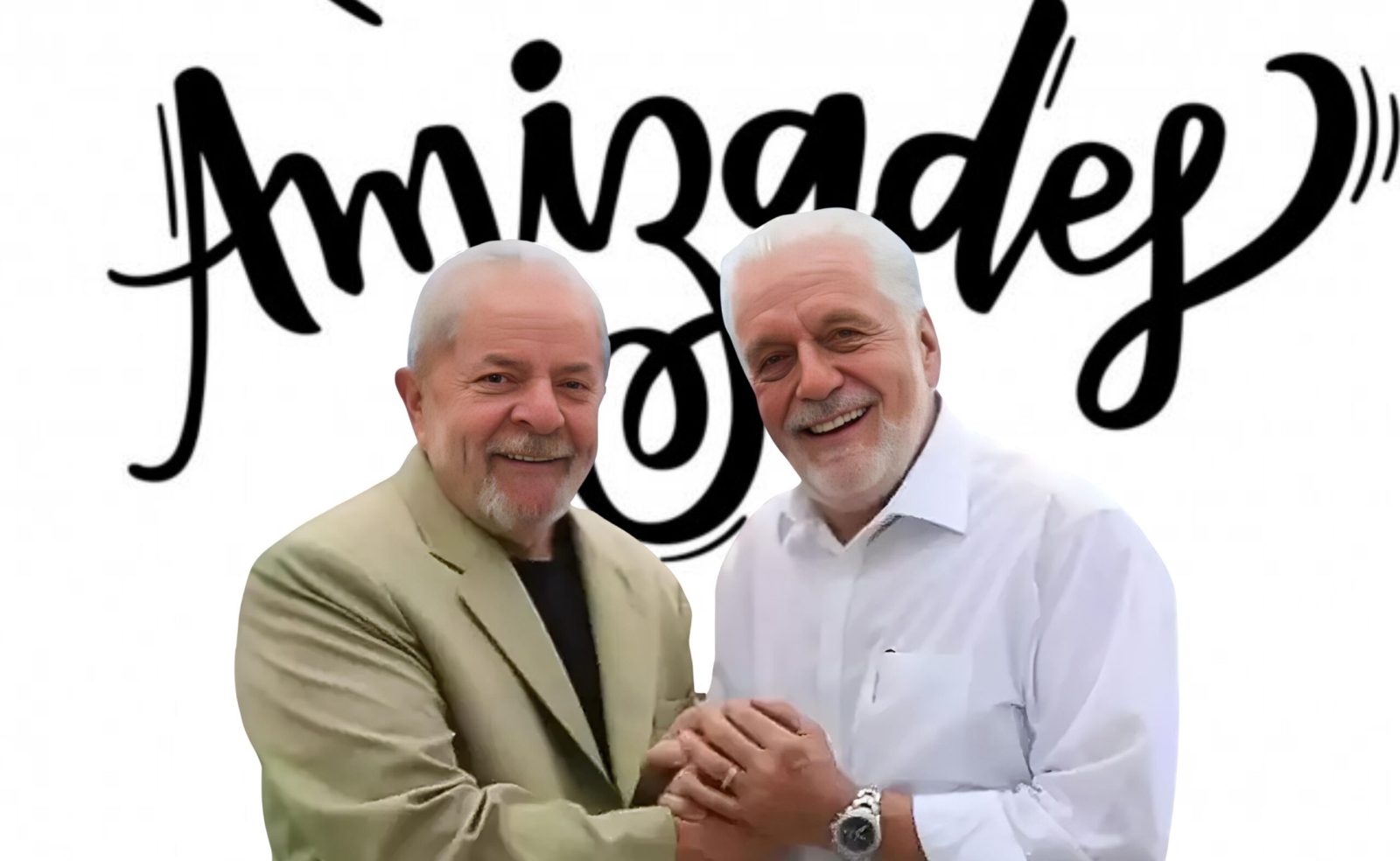 AMIZADE: Lula não consegue esconder amizade com Jaques Wagner