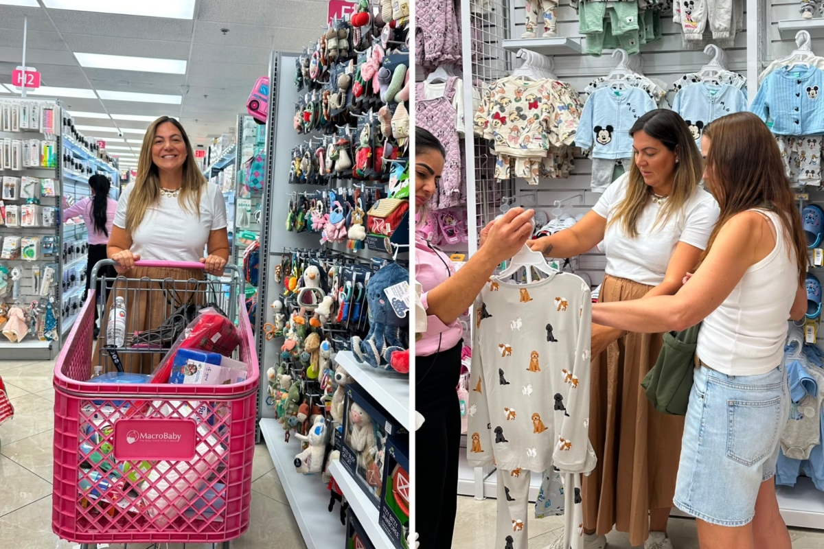 Carol Sampaio renova enxoval do filho durante viagem a Orlando