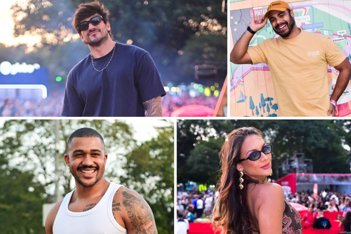 Ex-BBBs marcam presença em show de Belo no Ibirapuera