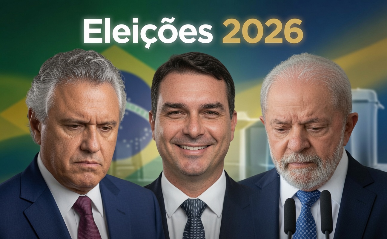 Flávio Bolsonaro abre 23 pontos de vantagem contra Lula no segundo turno em Goiás