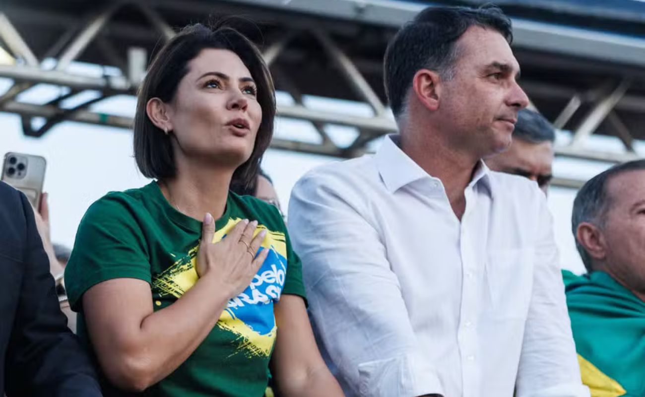 Flávio Bolsonaro sobre apoio de Michelle