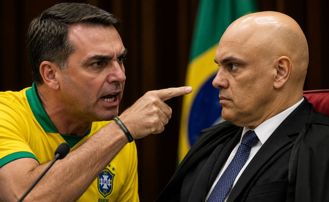 Flávio diz que carta de Bolsonaro foi o quinto recado público do pai e diz que Moraes de interfere na eleição