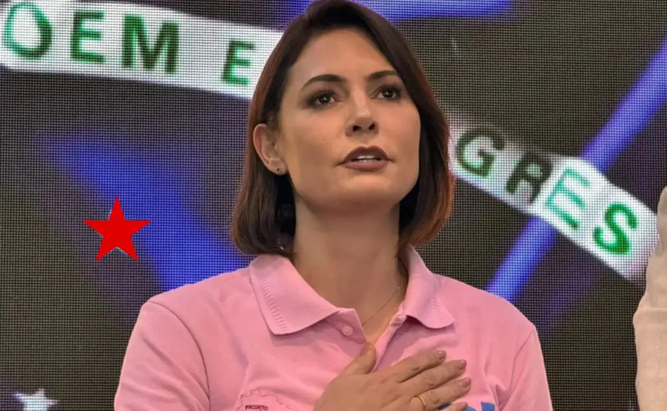 Michelle Bolsonaro vira funcionária do mês do PT após racha com Flávio