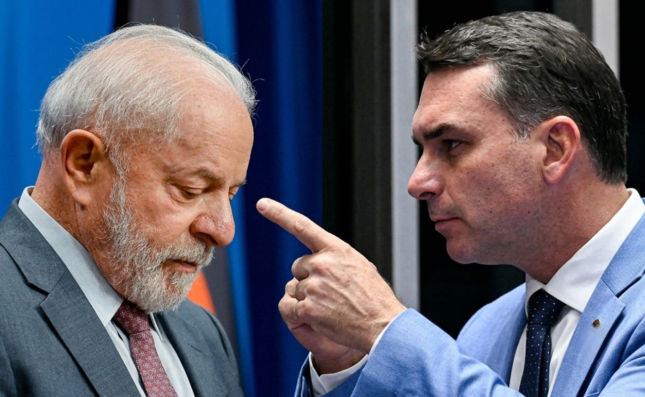 Partido do Tarifaço: Flávio Bolsonaro atribui sobretaxa de 25% dos EUA à gestão de Lula