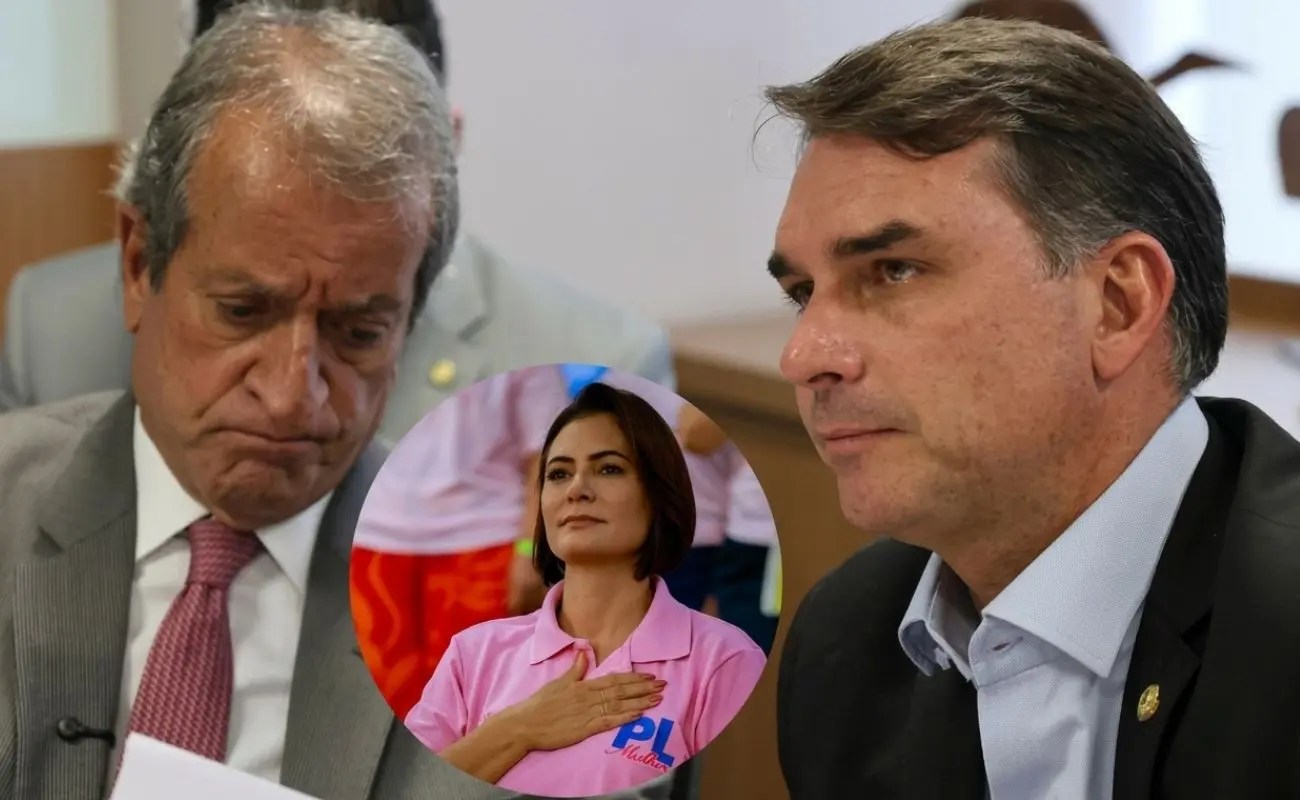 Valdemar Costa Neto se reúne com Flávio Bolsonaro um dia após encontro com Michelle