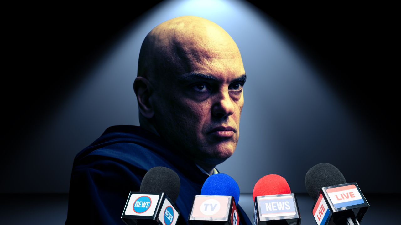 Velha mídia teme que Moraes tenha dado tiro no pé ao censurar Flávio Bolsonaro